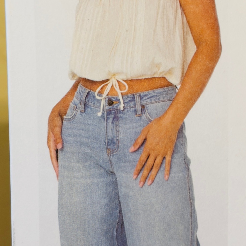 Celebrity Pink Ivory Tank Top with Drawstring